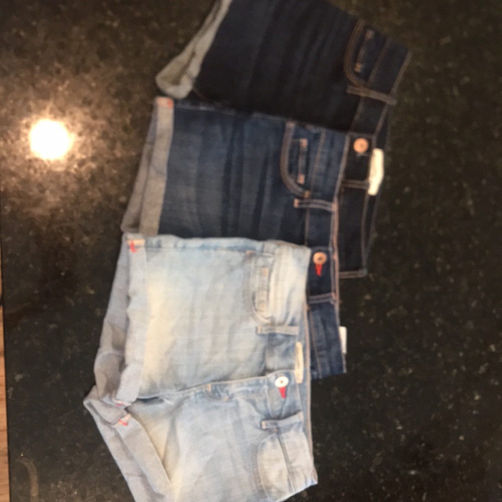 3 pack Abercrombie Kids jean shorts